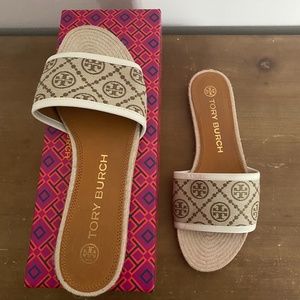 Tory Burch Neutral Sandals